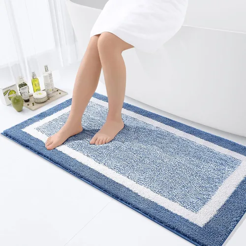 Vista 54 de OLANLY Alfombras de baño 24x16, tapetes de baño extra suaves y absorbentes de microfibra, antideslizantes, lavables a máquina, secan rápido