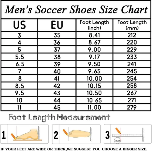 Vista 7 de Unitysow Zapatos de fútbol para hombre con tacos de fútbol firme para entrenamiento profesional, zapatos de fútbol para interiores y exteriores