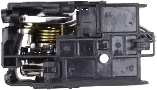 Vista 5 de Para Nissan Maxima 2000 2001 Manija de puerta interior delantera o trasera, lado del conductor cromado Con botón de bloqueo de puerta Recorte