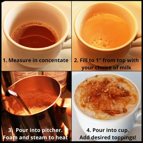 Vista 5 de Chaikhana Chai - Masala picante, concentrado de chai lento preparado, 40 porciones Ingredientes 100% reales