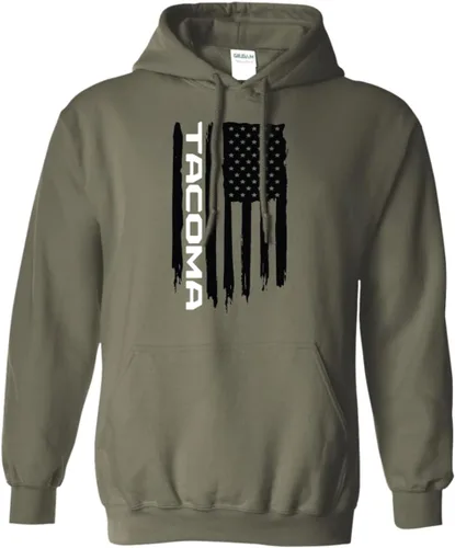 Vista 3 de Sudadera con capucha Tacoma American Flag para hombre