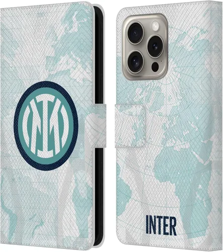 Vista 28 de Head Case Designs Officially Licensed Inter Milan Away 2025/26 Crest Kit Leather Wallet Case Compatible with Apple iPhone 11