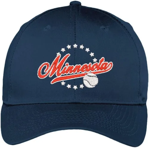 Vista 7 de Gorra ajustable unisex para adultos con diseño vintage de béisbol