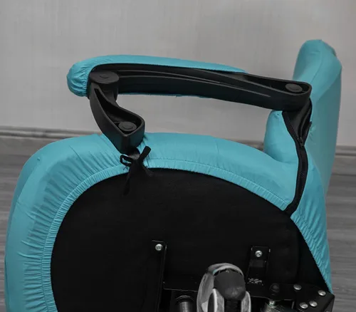 Vista 6 de Melaluxe Funda para silla de oficina con fundas para brazos - Funda elástica universal para silla de escritorio, fundas para silla de computadora