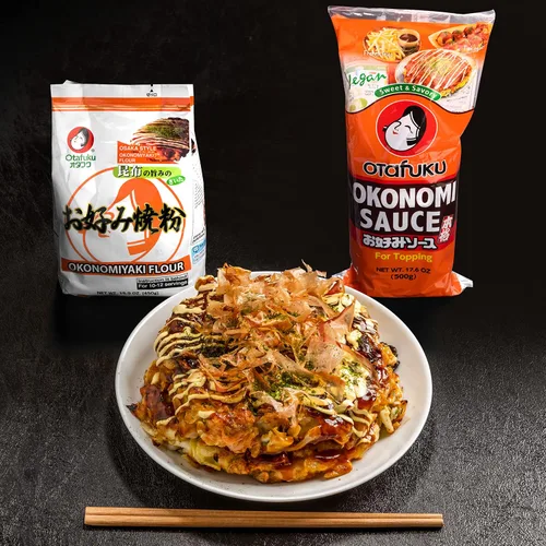 Vista 8 de Salsa Okonomi Otafuku, cobertura vegana japonesa para panqueques Okonomiyaki (17.6 onzas)
