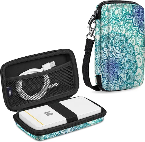 Vista 10 de Fintie Funda protectora para cámara e impresora Kodak Step/Mini 2 HD/PRINTOMATIC/Kodak Smile - Funda de transporte rígida a prueba de golpes