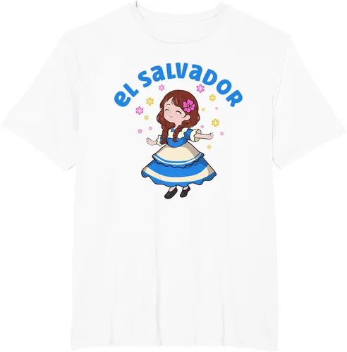 Vista 9 de Camiseta de mujer hispana con bandera salvadoreña de El Salvador Orgullosa, Negro