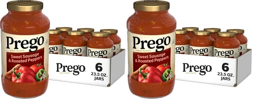 Vista 13 de Prego Salsa de Pasta de Tomate Grueso con Ajo y Cebolla, Frasco de 24 Oz