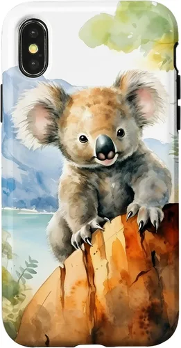 Vista 5 de Cute Little Koala Bear in The Wild Case for iPhone 17