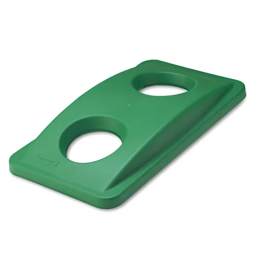 Vista 6 de Rubbermaid Commercial Products Slim Jim Tapa con Bisagras para Uso con Contenedores Slim Jim Ventilados de 16/23 GAL para Negro