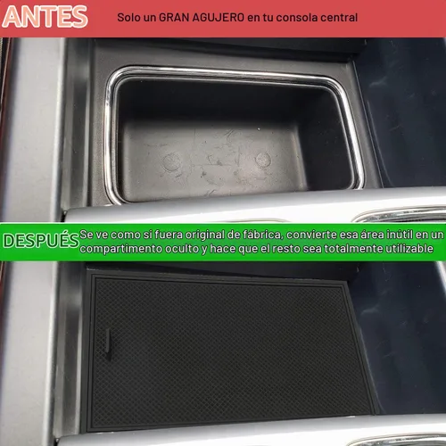 Vista 4 de Organizador de consola central, cubierta de compartimento secreto para GMC