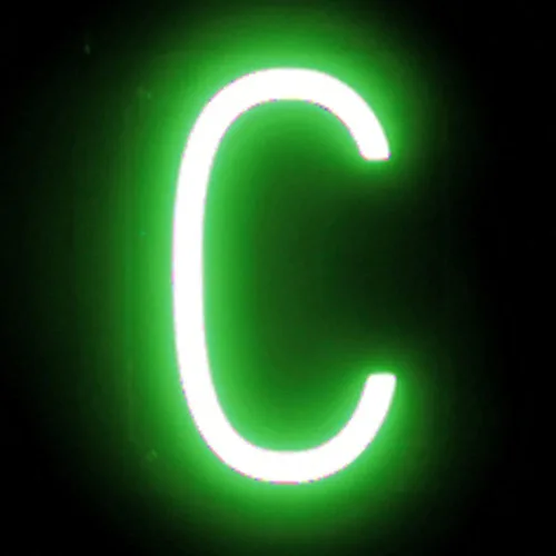 Vista 22 de SpellBrite Letra LED S Construye letreros de bricolaje que puedes cambiar con letras LED azules Componentes adicionales necesarios para iluminar