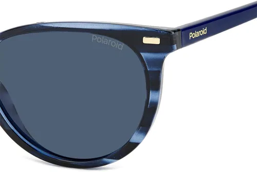 Vista 4 de Polaroid Sunglasses Gafas de sol Polaroid Mujer Estilo PLD 4107S Cat Eye, Azul HabanaAzul Polarizado, 2.047 in, 0.709 in, Azul HabanaAzul Polarizado