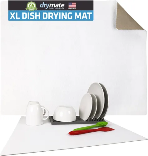 Vista 12 de Drymate Tapete para cafetera, (accesorio de barra de estación de café) protege las encimeras de cocina de derrames, manchas y arañazos, absorbente