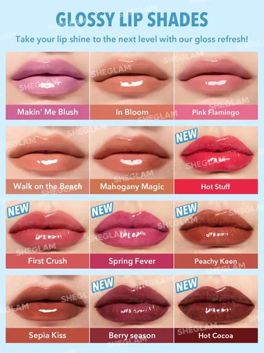 Vista 7 de SHEGLAM PoutPerfect - Lápiz labial sólido hidratante no pegajoso con aceite de coco, temporada de bayas