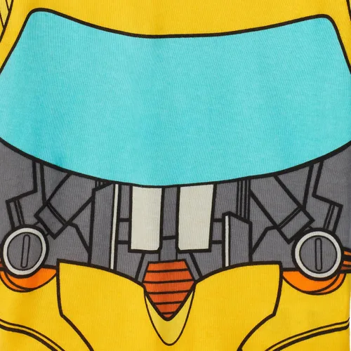 Vista 7 de Transformers Conjunto de pijama de algodón de 4 piezas para niño pequeñogrande