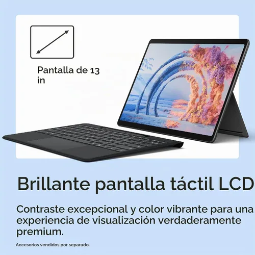 Vista 2 de Microsoft Surface Pro (2026), portátil 2 en 1 de rendimiento premium de 13 pulgadas, procesador Snapdragon X2 Plus, pantalla táctil, 16 GB de RAM