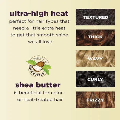 Vista 4 de INFINITIPRO BY Conair Plancha plana de cerámica de turmalina de calor ultra alto de 1 pulgada Negro