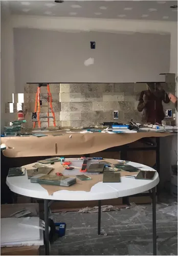 Vista 5 de Espejo antiguo, azulejos de espejo para tu nuevo proyecto casero de bricolaje
