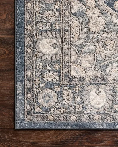 Vista 9 de Loloi II Teagan - Tapete de área, 41.72 x 41.72 cm (1 pies - 6 pulgadas x 1 pies - 6 pulgadas) muestra Swatch, Denim/Mist.