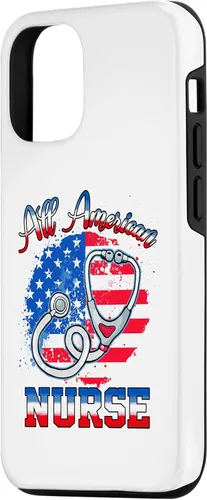 Vista 2 de Funda para iPhone 15 4 de julio con bandera de EE. UU