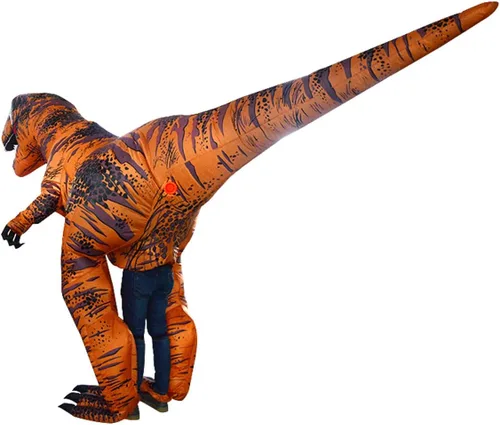 Vista 3 de Disfraz inflable T-Rex 2.0 unisex para Halloween Cosplay Dress-Up