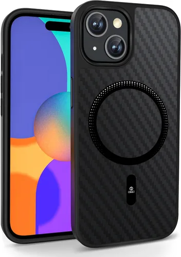 Vista 28 de ONES Funda delgada para iPhone 8 Plus / 7 Plus, cubierta de patrón de fibra de carbono, funda protectora a prueba de golpes con diseño minimalista