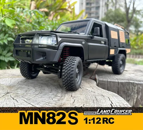 Vista 5 de WPLDEWAN MN82S RC Rock Crawler RC Camión RC 4x4 Escala 1/12 Toyota Land