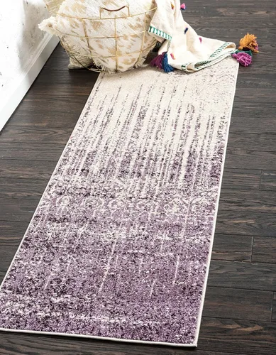 Vista 23 de Unique Loom Del Mar Collection Alfombra de Área - Jennifer (5' 1" x 8' Rectángulo, Gris/Negro)
