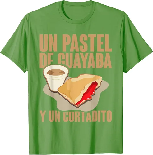 Vista 26 de Funny Cuban Coffee Guayaba Guava Breakfast T Shirt T-Shirt Asphalt Grey