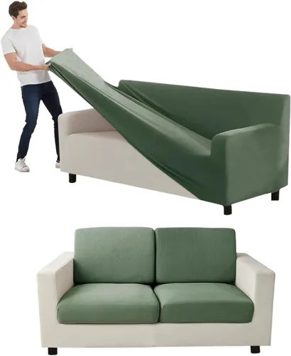 Vista 102 de Funda para Sofá de Terciopelo, Fundas Elásticas para Sofá para Funda Principal Separada/Respaldos y Cojines de Asiento, Funda para Sofá, para Fundas