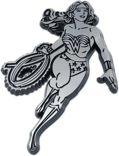Vista 10 de Emblema cromado para auto de Mujer Maravilla (3D)