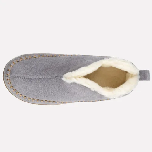 Vista 4 de Wishcotton Pantuflas de mocasín para mujer, para invierno, para interiores y exteriores, con espuma viscoelástica