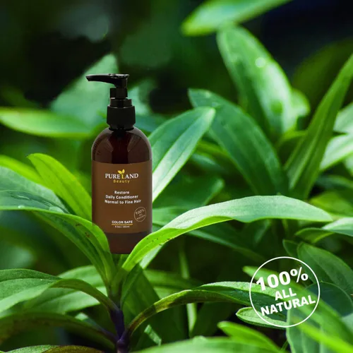 Vista 6 de PURELAND Beauty Restore Daily - Acondicionador 100% natural, sin sulfato, 8.5 onzas