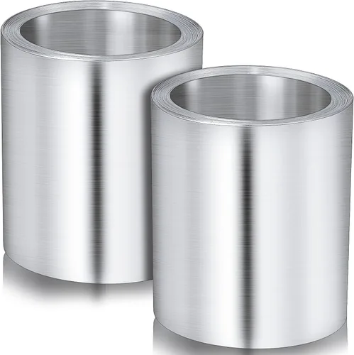 Vista 8 de Ripeng Rollo de aluminio intermitente de 50 pies de 4 x 50 x 0.0158 pulgadas para techo y jardín, para evitar manchas de techos para prevención