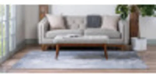 Vista 7 de Unique Loom Portland Collection - Alfombra rectangular de madera (2 pies 2 pulgadas x 3 pies 1 pulgada, rectangular, azul/marfil)