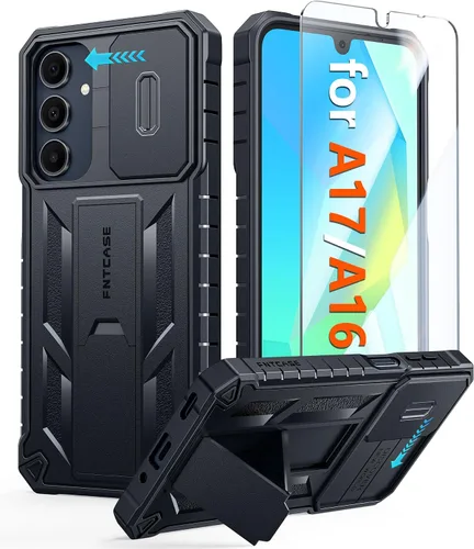 Vista 73 de FNTCASE for iPhone 11-Pro Phone Case: Military Grade Drop Proof Mobile Cover with Kickstand & Slide Rugged Shockproof Bumper Heavy Duty Protector