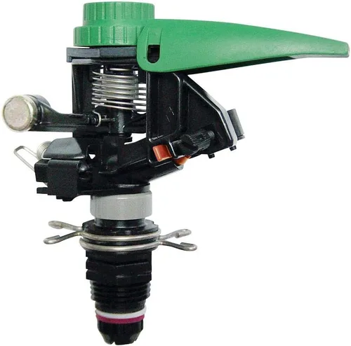 Vista 9 de Rainbird Nacional SLS 25pjdac Impulse Sprinkler, latón, 50-ft., 1, Metálico
