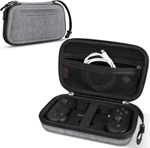 Vista 10 de Fintie Funda de transporte para Backbone One Mobile Gaming Controller - [A prueba de golpes] Funda protectora rígida Bolsa de viaje con bolsillo