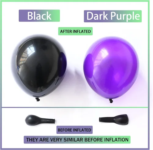Vista 6 de Kit de arco de guirnalda de globos de 145 piezas con temática de camión monstruo morado y verde y negro con ruedas grandes, globos de aluminio a