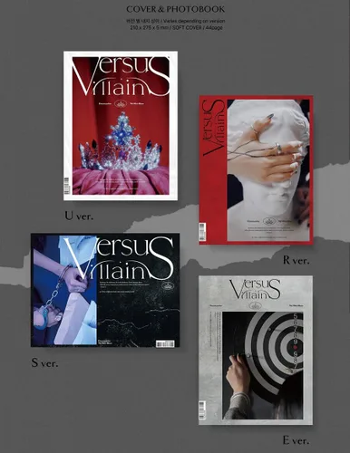 Vista 4 de (Edición normal) DreamCATCHER [VILLAINS] 9º Mini álbum (U/R/S/E - Random Ver.+1ea Store Gift Photo Card) K-POP SELLADO