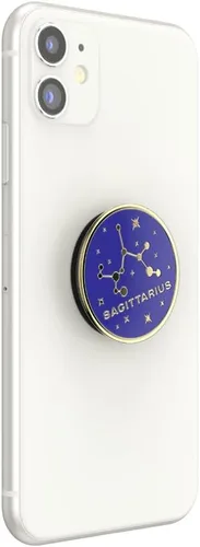 Vista 3 de PopSockets Agarre adhesivo para teléfono, soporte, soporte para teléfono, esmalte - Saggitarius