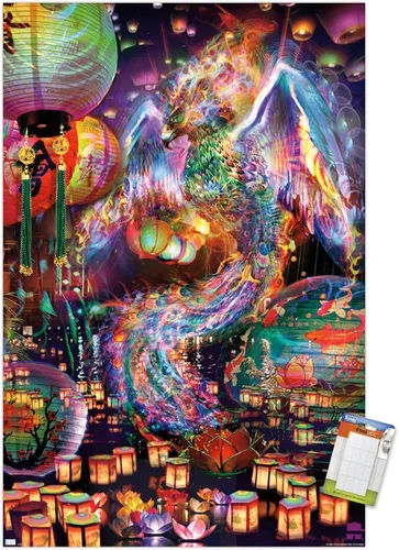 Vista 11 de Trends International Jumbie - Póster de pared de Phoenix, 14.72 x 22.37 pulgadas, versión enmarcada plateada Versión con marco plateado