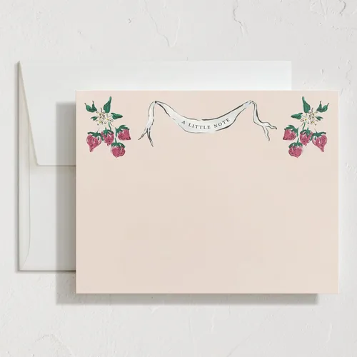 Vista 10 de Minted Little Note - Juego de 10 tarjetas de notas planas y sobres para invitaciones y mensajes de agradecimiento escritos a mano, diseño