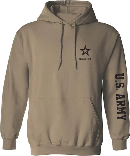 Vista 4 de zerogravitee Sudadera con capucha para adultos con estampado de manga negra del ejérc Verde(Military Green)