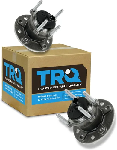 Vista 194 de TRQ Juego de 2 rodamientos de rueda delantera y conjunto de cubo compatible con Tesla 3 2020 Y 2018-2019