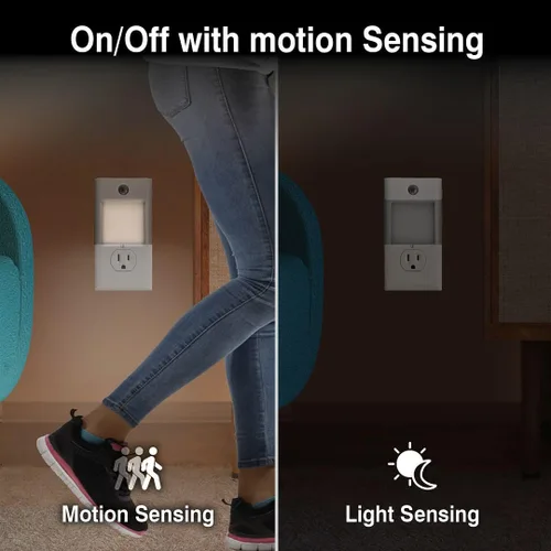 Vista 10 de Camelion 3-in-1 Power Outage Night Light, Motion Sensor,4-Pack