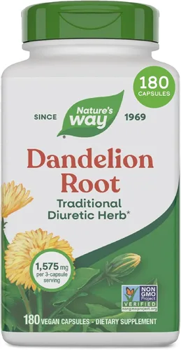 Vista 12 de Nature 's Way - Raíz de diente de león, de 525 mg. 100 cápsulas, 12300, 100, 1, 1