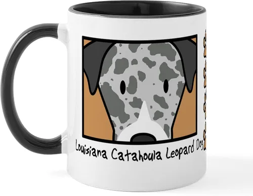 Vista 55 de CafePress Taza de café de cerámica Anime American Eskimo de 11 oz (11.0 fl oz)
