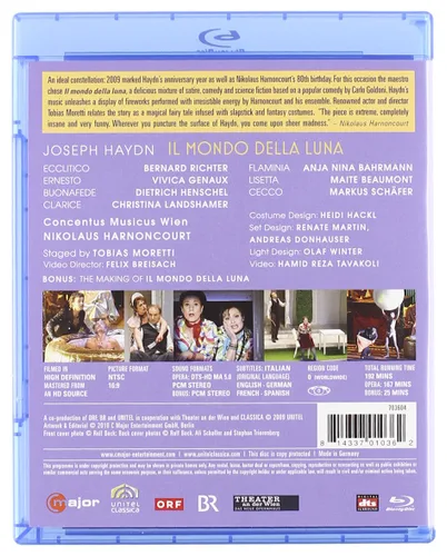 Vista 2 de Haydn Il Mondo della Luna Blu-ray